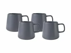 Blend Sala Mug 375ML Set Of 4 Charcoal Gift Boxed