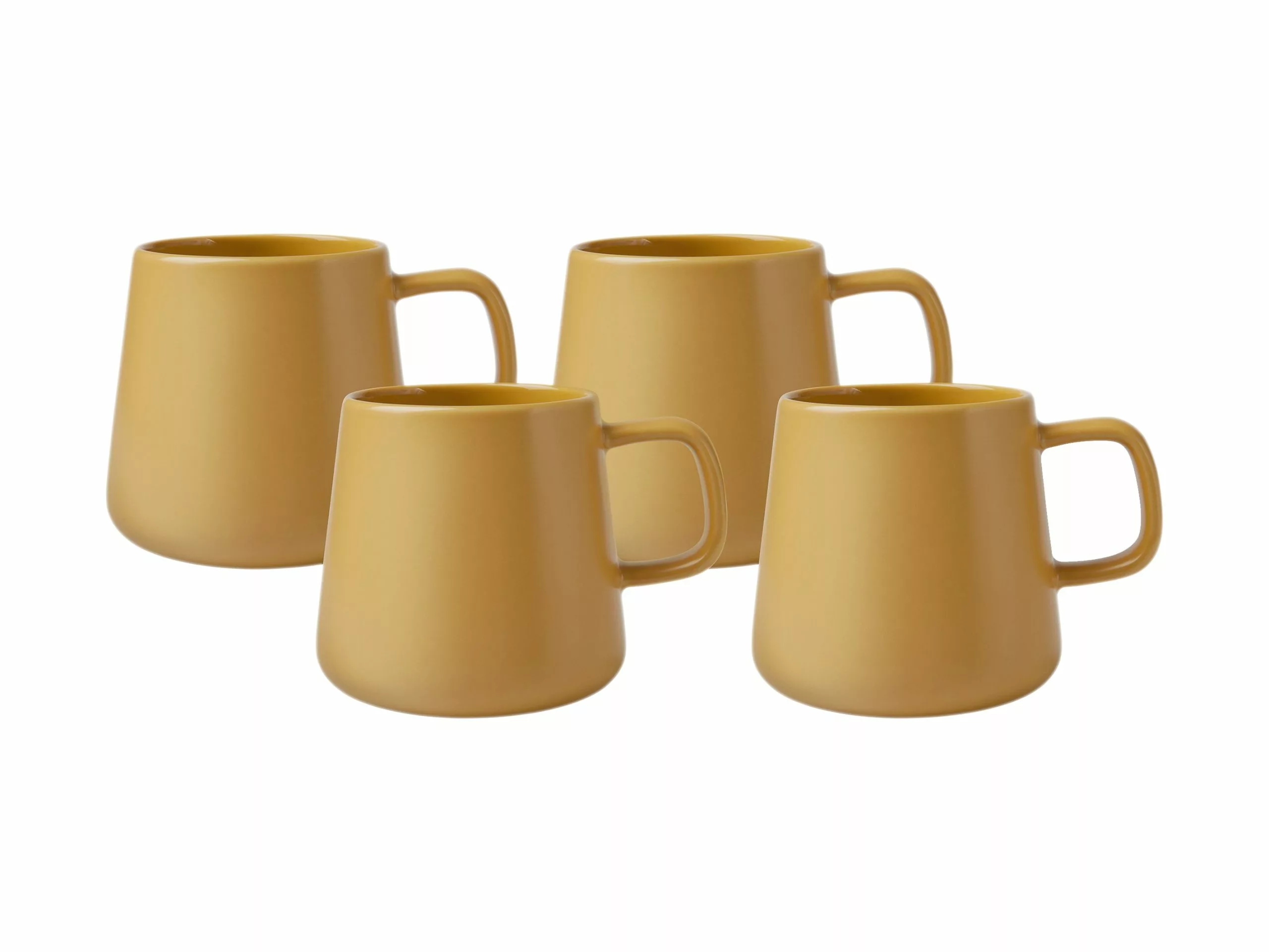 Blend Sala Mug 375ML Set Of 4 Mustard Gift Boxed 1 Blend Sala Mug 375ML Set Of 4 Mustard Gift Boxed