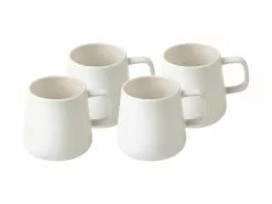 Blend Sala Mug 375ML Set Of 4 White Gift Boxed 5 Blend Sala Mug 375ML Set Of 4 White Gift Boxed -Tea & Coffee Sales DI0426 A1