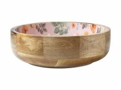 Arcadia Serving Bowl Wood Enamel Finish 30cm
