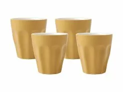 Blend Sala Espresso Cup 100ML Set Of 4 Mustard Gift Boxed