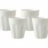 Blend Sala Latte Cup 265ML Set Of 4 White Gift Boxed