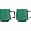 Blend Sala Glass Mug 400ML Set Of 2 Forest Gift Boxed