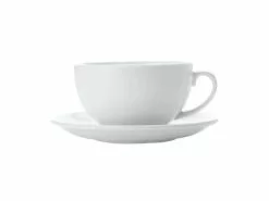 White Basics Cappuccino Cup & Saucer 320ML
