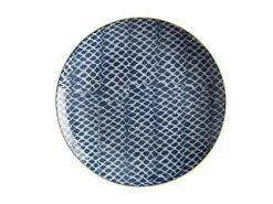 Laguna Plate 27cm Woven Blue
