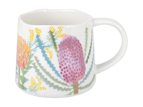 Royal Botanic Gardens Native Blooms Mug 350ML Banksia 1 Royal Botanic Gardens Native Blooms Mug 350ML Banksia