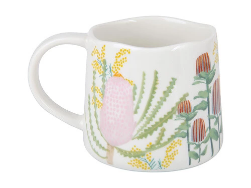 Royal Botanic Gardens Native Blooms Mug 350ML Banksia 2 Royal Botanic Gardens Native Blooms Mug 350ML Banksia - Image 2