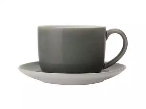 Artisan Cup & Saucer 280ML Storm Grey 2 Artisan Cup & Saucer 280ML Storm Grey - Image 2