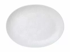 Arc Oval Platter 36x27cm White Gift Boxed