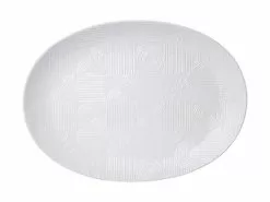 Arc Oval Platter 41x30cm White Gift Boxed