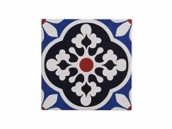 Medina Ceramic Square Tile Trivet Tiznit 15cm