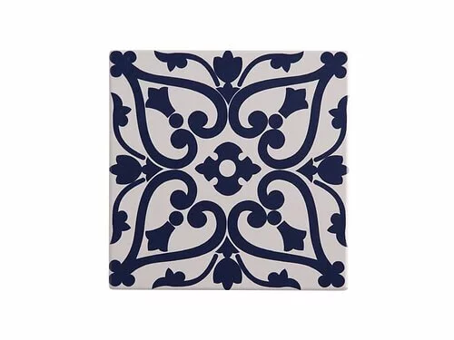 Medina Ceramic Square Tile Trivet Maarif 15cm 1 Medina Ceramic Square Tile Trivet Maarif 15cm