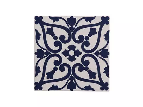 Medina Ceramic Square Tile Trivet Maarif 15cm 3 Medina Ceramic Square Tile Trivet Maarif 15cm - Image 3