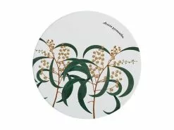 Royal Botanic Gardens Ceramic Round Trivet 20cm Wattle