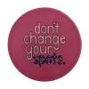 Kasey Rainbow Be Kind Ceramic Coaster 10cm Don't Change Your Spots