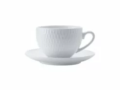 White Basics Diamonds Demi Cup & Saucer 90ML