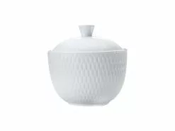 White Basics Diamonds Sugar Bowl