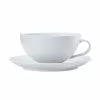 White Basics Diamonds Tea Cup & Saucer Low 250ML