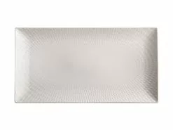 White Basics Diamonds Rectangular Platter 35x19cm Gift Boxed