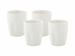 White Basics Latte Cup 200ML Set Of 4 Gift Boxed