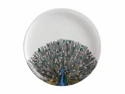 Marini Ferlazzo Birds Plate 20cm Indian Peacock