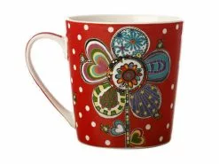 Donna's Garden Mug 350ML Vivid Violet Tin Gift Boxed -Tea & Coffee Sales dx1018 1f