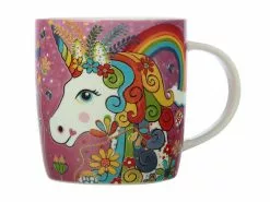 Donna Sharam Rainbow Jungle Mug 370ML Rainbow Unicorn Gift Boxed
