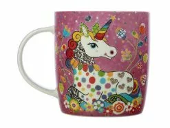 Donna Sharam Rainbow Jungle Mug 370ML Rainbow Unicorn Gift Boxed -Tea & Coffee Sales dx1051 1f