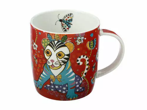 Donna Sharam Rainbow Jungle Mug 370ML Tiggy & Tiny Gift Boxed 2 Donna Sharam Rainbow Jungle Mug 370ML Tiggy & Tiny Gift Boxed - Image 2