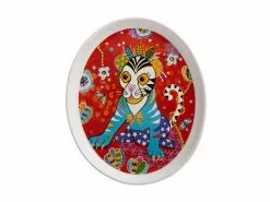 Donna Sharam Rainbow Jungle Plate 16cm Tiggy & Tiny Gift Boxed