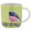 Katherine Castle Bird Talk Mug 370ML Pink Robins Gift Boxed