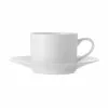 White Basics Straight Cup & Saucer 250ml