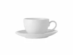 White Basics Coupe Demi Cup & Saucer 100ML