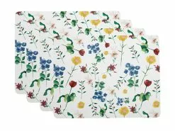 Posy Cork Back Placemat 34x26.5cm Set Of 4 Gift Boxed