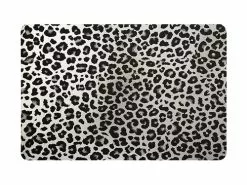 Table Accents Leopard Placemat 45x30cm Silver