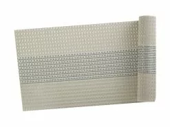 Table Accents Woven Lurex Runner 30x150cm Cream