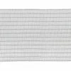 Table Accents Lurex Bamboo Weave Placemat 45x30cm White W/Gld