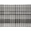Table Accents Placemat 45x30cm White Grey Check