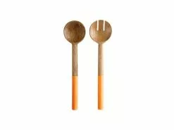 Mezze Salad Servers Mango Wood 31cm Ochre