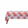 Teas & C's Dahlia Daze Cotton Rectangular Tablecloth 270x150cm Sky