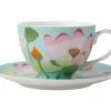 Royal Botanic Gardens Victoria Lotus Cup & Saucer 240ML Mint Gift Boxed