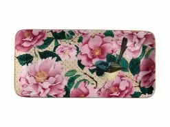 Teas & C's Silk Road Rectangle Platter 25x12cm White Gift Boxed