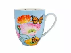 Gabby Malpas Posey Mug & Coaster Set Field Of Poppies Gift Boxed -Tea & Coffee Sales hv0330 a3