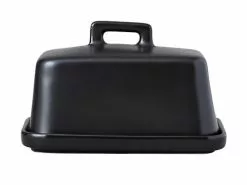 Epicurious Butter Dish Black Gift Boxed