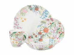 Royal Botanic Gardens Native Blooms Coupe Dinner Set 16pc Gift Boxed