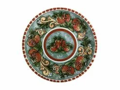 Ceramica Salerno Round Platter 31cm Pomegranates