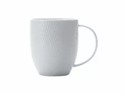 White Basics Diamonds Coupe Mug 370ML