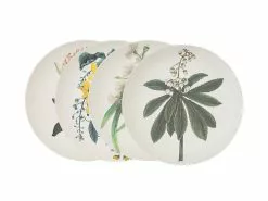 The Blck Pen Golden Summer Bamboo Plate 20cm Set Of 4 Assorted