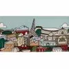 Megan McKean Cities Rectangular Plate 25x12cm Melbourne Gift Boxed