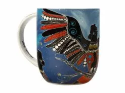 Melanie Hava Jugaig-Bana-Wabu Mug 440ML Black Cockatoos Gift Boxed -Tea & Coffee Sales kl0059 1f